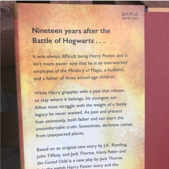 ⭐️🌴Harry Potter and the Cursed Child - Picture 2 of 4